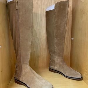 NEW With Box Cole Haan in Golden Honey Suede Tall Boots in Size 8